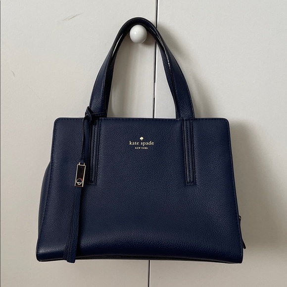 Kate Spade Midnight Blue Leather Satchel - Picture 1 of 4